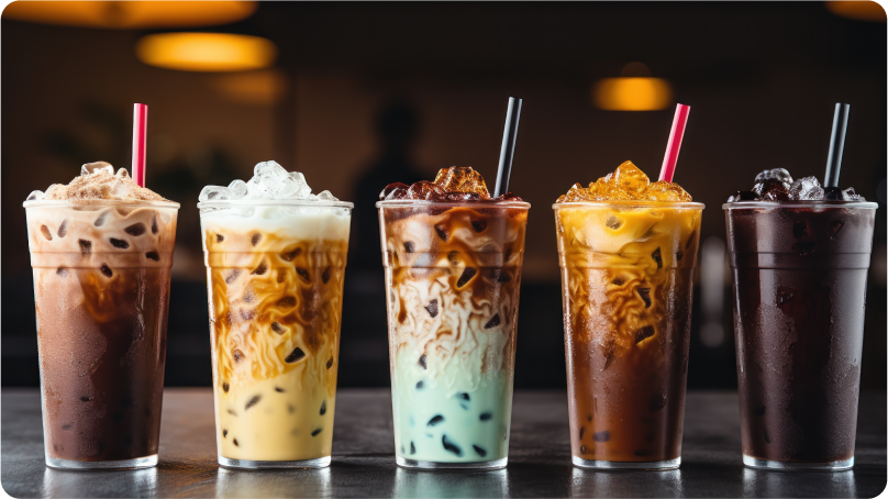 iced-coffee-drinks-made-with-hot-brewed-coffee-ice