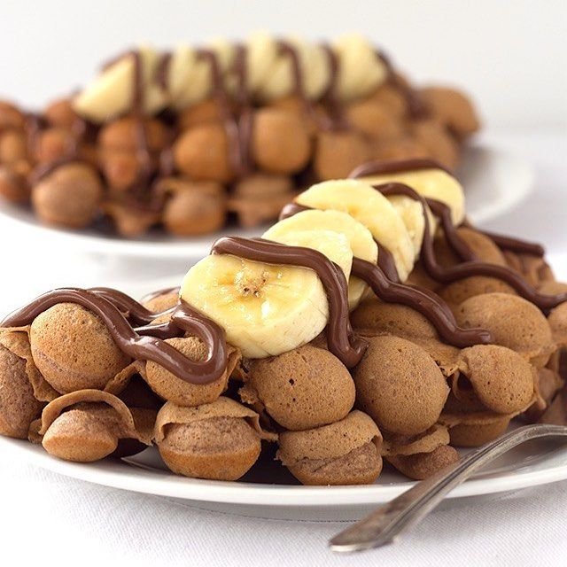 Nutella Egg Waffle
