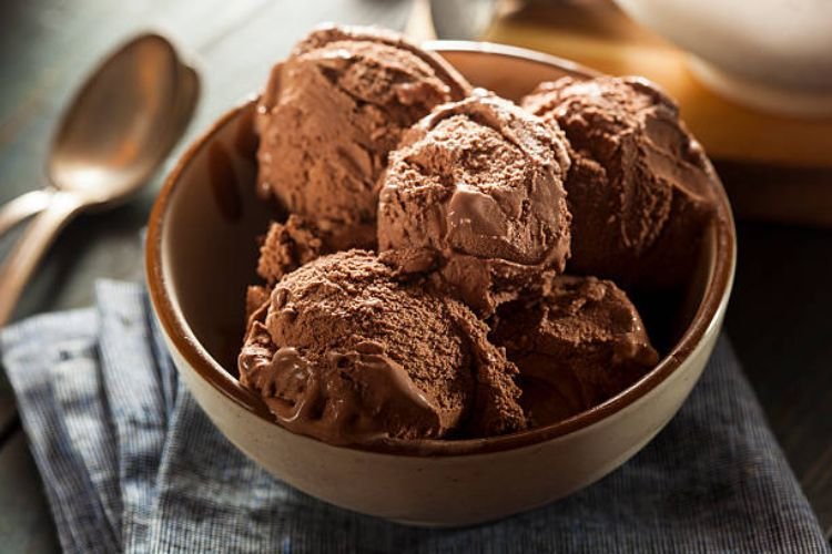 Dark Chocolate Ice Cream 