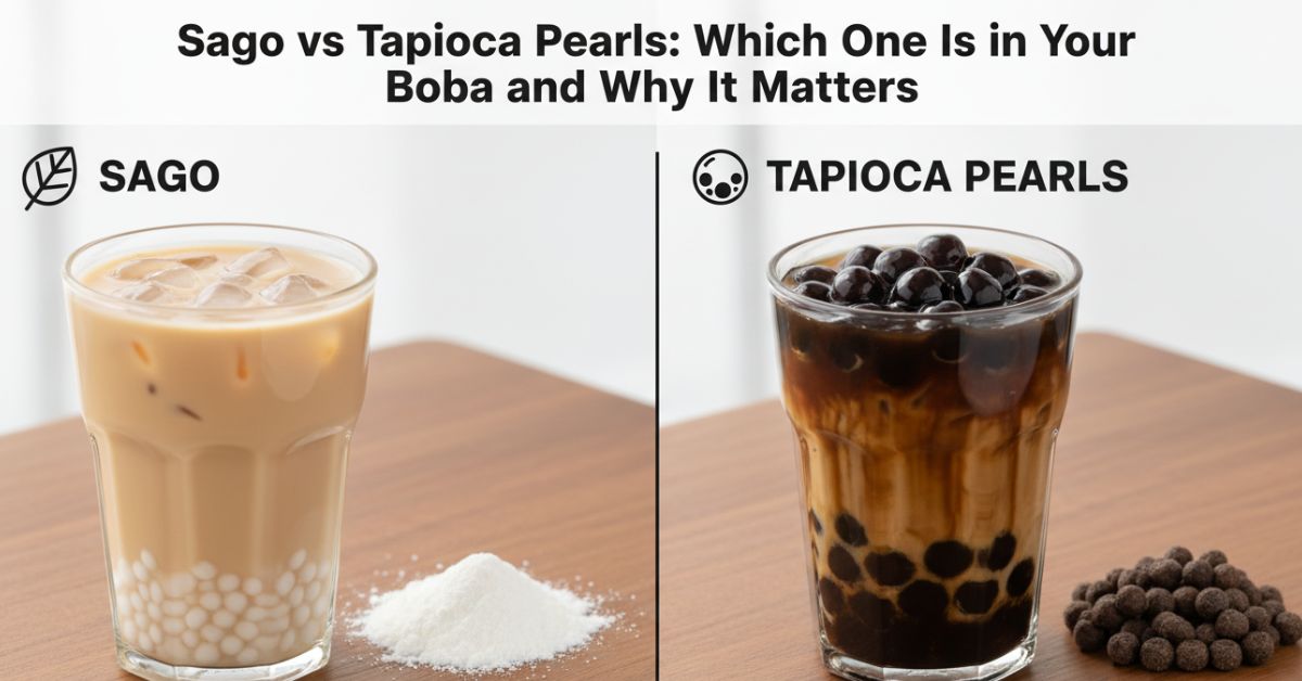Sago vs Tapioca Pearls
