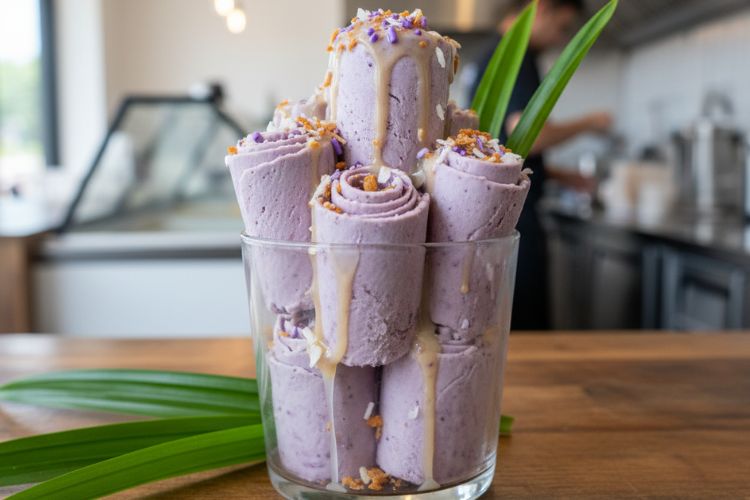 Rolled Ice Cream Flavor Trend